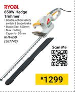 Ryobi 650W Hedge Trimmer RHT-650