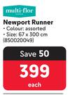 Multi Flor Newport Runner-Each