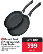 Bennett Read 2 Piece Non Stick Frying Pan Set-Per Set