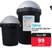 Otima 12L & 25L Bin Set-Per Set