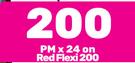 Samsung Galaxy A04e Smartphone-On Red Flexi 200