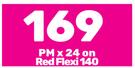 Honor X5 Plus Smartphone-On Red Flexi 140