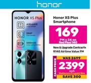 Honor X5 Plus Smartphone-On Red Flexi 140