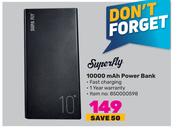 Superfly 10000 mAh Power Bank
