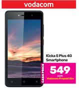 Vodacom Kicka 5 Plus 4G Smartphone-Each