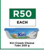 Kiri Cream Cheese Tubs-200g Each