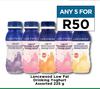 Lancewood Low Fat Drinking Yoghurt Assorted-For Any 5 x 225g