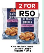 CFB Frozen Classic Chicken Crispy Nuggets-For 2 x 400g 