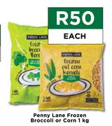 Penny Lane Frozen Broccoli Or Corn-1Kg Each