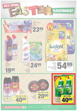 SUPERSPAR EASTERN CAPE : Your One Stop Easter Shop (23 March - 5 April 2021) Valid in Cofimvaba, Daku, Georgious, Highway, Kwantu, Mdantsane, Ndu, New Brighton, Stanford Square, Tamz, Zonke, page 6