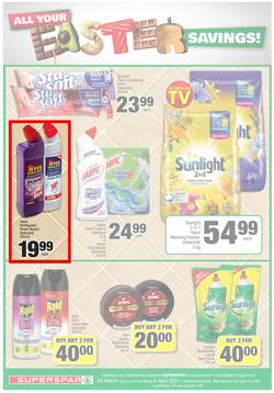 SUPERSPAR EASTERN CAPE : Your One Stop Easter Shop (23 March - 5 April 2021) Valid in Cofimvaba, Daku, Georgious, Highway, Kwantu, Mdantsane, Ndu, New Brighton, Stanford Square, Tamz, Zonke, page 6