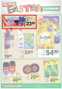 SUPERSPAR EASTERN CAPE : Your One Stop Easter Shop (23 March - 5 April 2021) Valid in Cofimvaba, Daku, Georgious, Highway, Kwantu, Mdantsane, Ndu, New Brighton, Stanford Square, Tamz, Zonke, page 6