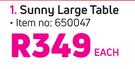 Sunny Large Table-Each
