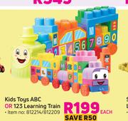 Kids Toys ABC Or 123 Learning Train-Each