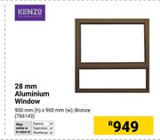 Kenzo 28mm Aluminium Window 766143-900mm(h) X 900mm(w)