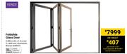 Kenzo Foldslide Glass Door 685037-2.090m(h) X 1.8m(w)