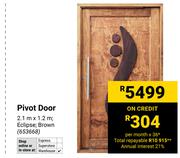 Pivot Door 653668-2.1m X 1.2m