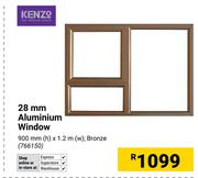 Kenzo 28mm Aluminium Window 766150-900mm(h) X 1.2m(w)