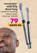 Megamaster Wide Grip Braai Tong