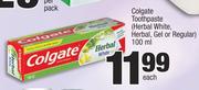 Colgate Toothpaste(Herbal White, Herbal, Gel Or Regular)-100ml Each