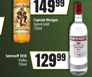 Smirnoff 1818 Vodka-750ml