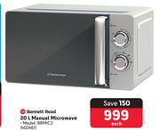 Bennett Read 20L Manual Microwave BRMIC2
