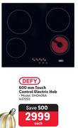 Defy 600mm Touch Control Electric Hob DHD406A