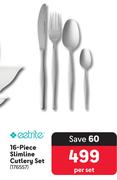 Eetrite 16 Piece Slimline Cutlery Set-Per Set