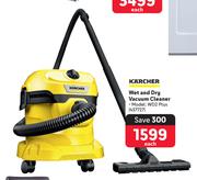 Karcher Wet & Dry Vacuum Cleaner WD2 Plus-Each