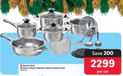 Bennett Read 16 Piece Finesse Stainless Steel Cookware Set-Per Set