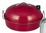 Carbon 42cm Steel Roaster With Lid-Each