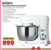 Orion Stand Mixer With SS Bowl