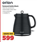 Orion Textured Kettle Black