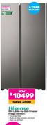 Hisense 508L Side By Side Freezer Fridge H670SIT