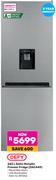 Defy 245L Satin Metallic Freezer/Fridge DAC449