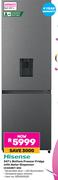 Hisense 347L Bottom Freezer Fridge With Water Dispenser H450BIT-WD