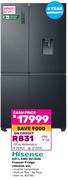 Hisense 631L Side By Side Freezer/Fridge H800SB-WD