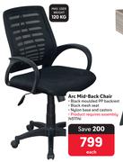 Arc Mid Back Chair