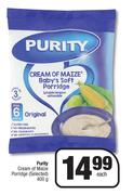 Purity Cream Of Maize Porridge (Selected)-400g Each