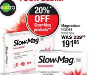 Slow-Mag Magnesium Fizzies 30 Fizzies