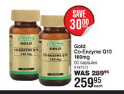Dis-Chem Gold Co-Enzyme Q10 160mg 60 Capsules-Each