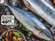 Whole Yellowtail (Previously Frozen)-Per Kg