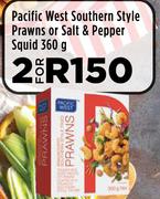 Pacific West Southern Stryle Prawns Or Salt & Pepper Squid-For 2 x 360g