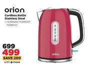 Orion Cordless Kettle Stainless Steel