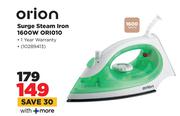 Orion Surge Steam Iron 1600W ORI010