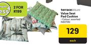Terraceleisure Value Seat Pad Cushion 460726-For 2