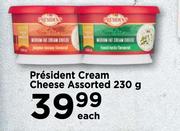 President Cream Cheese Assorted-230g Each