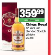 Chivas Regal 12 Year Old Blended Scotch Whisky-750ml