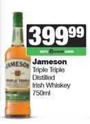 Jameson Triple Triple Distilled Irish Whisky-750ml