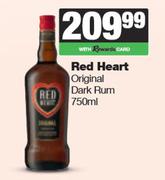 Red Heart Original Dark Rum-750ml
